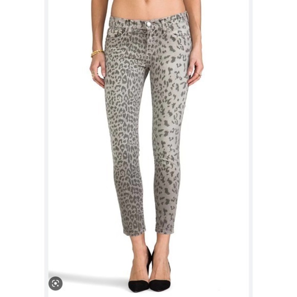 REVOLVE CURRENT ELLIOTT THE STILETTO IN GRAY ANIMAL PRINT